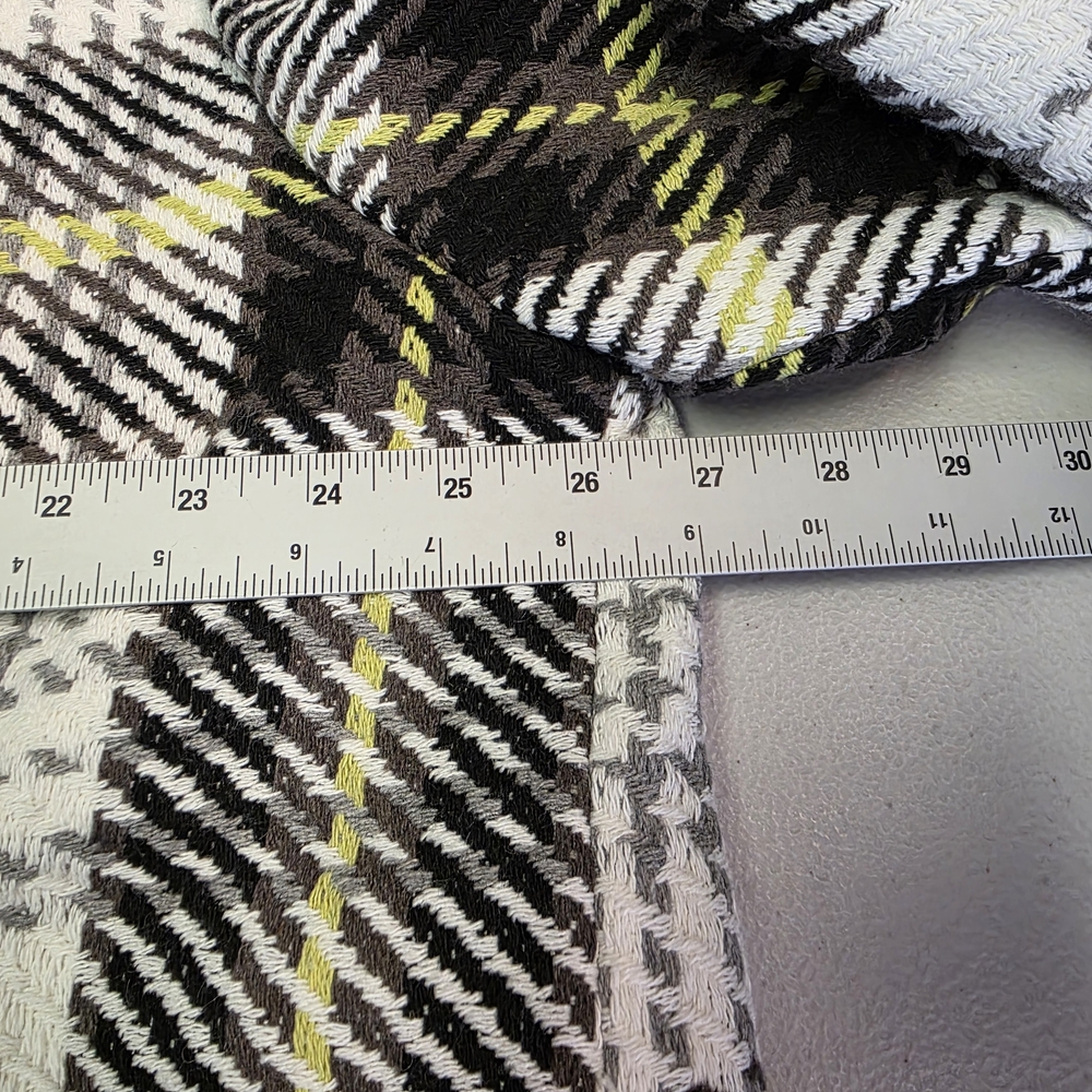 Thread Collective Women's Bold Plaid‎ Coat w/ Oversized Collar LemonPld Size 2X - Picture 5 of 7